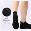 imageBAMBOO COOL Womens Ankle Athletic Running Socks Low Cut Socks For Ladies Cushioned Breathable Comfort for Sports 6 PackBlack8