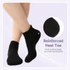 imageBAMBOO COOL Womens Ankle Athletic Running Socks Low Cut Socks For Ladies Cushioned Breathable Comfort for Sports 6 PackBlack8