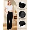 imageBAMBOO COOL Women Pajama Pants Casual Pj Pants with Pockets Comfy Lounge Sleep Bottoms Workout Yoga SweatpantsPantsdblack 1pack