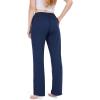 imageBAMBOO COOL Women Pajama Pants Comfy Lounge Sleep Bottoms Casual Pj Pants with Pockets and Stretch DrawstringPantsbnavy Blue 1pack