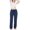 imageBAMBOO COOL Women Pajama Pants Comfy Lounge Sleep Bottoms Casual Pj Pants with Pockets and Stretch DrawstringPantsbnavy Blue 1pack