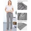 imageBAMBOO COOL Women Pajama Pants Comfy Lounge Sleep Bottoms Casual Pj Pants with Pockets and Stretch DrawstringPantscdark Grey 1pack