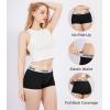 imageBAMBOO COOL Womens Bamboo Boxer Briefs Underwear Soft Stretch Boy Shorts Panties for WomenMulticoloured Adark5pack