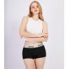 imageBAMBOO COOL Womens Bamboo Boxer Briefs Underwear Soft Stretch Boy Shorts Panties for WomenMulticoloured Adark5pack