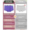 imageBAMBOO COOL Womens Bamboo Boxer Briefs Underwear Soft Stretch Boy Shorts Panties for WomenMulticoloured Bbright5pack