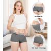 imageBAMBOO COOL Womens Bamboo Boxer Briefs Underwear Soft Stretch Boy Shorts Panties for WomenMulticoloured C5pack