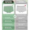 imageBAMBOO COOL Womens Bamboo Boxer Briefs Underwear Soft Stretch Boy Shorts Panties for WomenMulticoloured D5pack