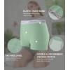 imageBAMBOO COOL Womens Bamboo Boxer Briefs Underwear Soft Stretch Boy Shorts Panties for WomenMulticoloured D5pack
