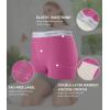 imageBAMBOO COOL Womens Bamboo Boxer Briefs Underwear Soft Stretch Boy Shorts Panties for WomenMulticoloured E5pack