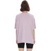 imageBAMBOO COOL Womens Oversized T Shirts Short Sleeve Tees Loose Fit Tops for Ladies Trendy ClothesPink