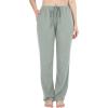 imageBAMBOO COOL Women Pajama Pants Casual Pj Pants with Pockets Comfy Lounge Sleep Bottoms Workout Yoga SweatpantsPantsclight Blue 1pack