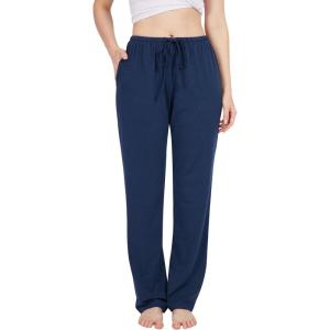 imageBAMBOO COOL Women Pajama Pants Comfy Lounge Sleep Bottoms Casual Pj Pants with Pockets and Stretch DrawstringPantsbnavy Blue 1pack