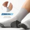 imageBAMBOO COOL Mens Crew Socks Athletic Running Sports Socks Cushioned Moisture Wicking Breathable Arch Support 6 PackBlack2 white2 grey2