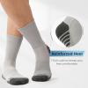 imageBAMBOO COOL Mens Crew Socks Athletic Running Sports Socks Cushioned Moisture Wicking Breathable Arch Support 6 PackBlack2 white2 grey2