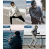 imageBAMBOO COOL Mens UPF 50 Athletic Hoodies Soft Casual Hooded Sweatshirts Long Sleeve Pullover Sun Protection Hoodie TopsArmy Gray