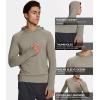 imageBAMBOO COOL Mens UPF 50 Athletic Hoodies Soft Casual Hooded Sweatshirts Long Sleeve Pullover Sun Protection Hoodie TopsArmy Gray