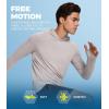 imageBAMBOO COOL Mens UPF 50 Athletic Hoodies Soft Casual Hooded Sweatshirts Long Sleeve Pullover Sun Protection Hoodie TopsSilver Gray