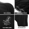 imageBAMBOO COOL Mens Ultra Breathable UnderwearNo Riding Up Boxer Briefs with ComfortFlexible WaistbandMultipack02black 4 Pack