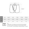 imageBAMBOO COOL Mens Ultra Breathable UnderwearNo Riding Up Boxer Briefs with ComfortFlexible WaistbandMultipack04blackBlueBrownGrey 4 Pack