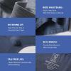 imageBAMBOO COOL Mens Ultra Breathable UnderwearNo Riding Up Boxer Briefs with ComfortFlexible WaistbandMultipack08greyPurpleDark BlueBlack4 Pack