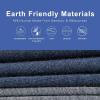 imageBAMBOO COOL Mens Ultra Breathable UnderwearNo Riding Up Boxer Briefs with ComfortFlexible WaistbandMultipack08greyPurpleDark BlueBlack4 Pack