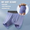 imageBAMBOO COOL Mens Ultra Breathable UnderwearNo Riding Up Boxer Briefs with ComfortFlexible WaistbandMultipack13greenBlue 2 Grey 4 Pack