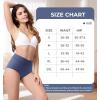 imageBAMBOO COOL Womens Underwear High Waisted Briefs Full Coverage Soft and Breathable Panties 5PackMulticolor A5pack