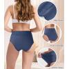imageBAMBOO COOL Womens Underwear High Waisted Briefs Full Coverage Soft and Breathable Panties 5PackMulticolor A5pack