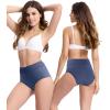 imageBAMBOO COOL Womens Underwear High Waisted Briefs Full Coverage Soft and Breathable Panties 5PackMulticolor A5pack