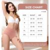 imageBAMBOO COOL Womens Underwear High Waisted Briefs Full Coverage Soft and Breathable Panties 5PackMulticolor B5pack