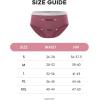 imageBAMBOO COOL Womens Underwear MoistureWicking Briefs Soft and Breathable Panties Mid Waist 5PackMulticoloured 085pack