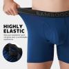 imageBAMBOO COOL Breathable Mens Underwear Modern Multipack Comfortsoft MoistureWicking Boxer Briefs 6 Pack1black2gray3blue6 Pack