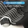 imageBAMBOO COOL Mens Ankle Socks Athletic Cushioned Moisture Wicking Running Socks Arch Support Breathable 8 PackBlack4 grey4