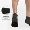 imageBAMBOO COOL Mens Ankle Socks Athletic Cushioned Moisture Wicking Running Socks Arch Support Breathable 8 PackDark Grey8