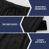 imageBAMBOO COOL Mens Pajama Set Classic Button Down Sleepwear Soft Long Sleeve Pajamas for Men Lounge Pj Sets with Pockets 2PcsAblack