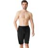 imageBAMBOO COOL Mens Pajama Shorts Soft Sleep Shorts Comfy Lounge Pajama Bottoms with PocketsAblack  Grey2 Pack