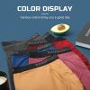 imageBAMBOO COOL Mens Underwear Breathable Boxer Briefs with Fly MoistureWicking Lightweight Underwear 7Pack1cobaltredYellowishbrownArmygreenLightblueNavyDarkpurpleBlack