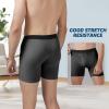 imageBAMBOO COOL Mens Underwear Breathable Boxer Briefs with Fly MoistureWicking Lightweight Underwear 7PackAmulticolor7 Pack1