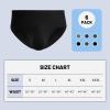 imageBAMBOO COOL Mens Underwear Briefs Fabric Covered Waistband Underwear Breathable Briefs with 3D Pouch Tagless Panties for MenBlack gray blue6pack