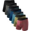 3blue/Armygreen/Red/Darkgrey/Black（7 Pack）