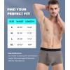 imageBAMBOO COOL Mens Trunks Underwear Performance Breathable Mesh Fly Zone MoistureWicking4 Pack4cblackGreyLight GreyWhite