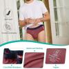 imageBAMBOO COOL Mens Underwear Briefs Comfortable Tagless Briefs MoistureWicking Underwear No Fly Mens BriefsBlack red blue gray7pack