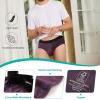 imageBAMBOO COOL Mens Underwear Briefs Comfortable Tagless Briefs MoistureWicking Underwear No Fly Mens BriefsGray red brown blue purple7pack