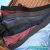 imageBAMBOO COOL Mens Underwear Briefs Comfortable Tagless Briefs MoistureWicking Underwear No Fly Mens BriefsGray red brown blue purple7pack