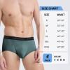 imageBAMBOO COOL Mens Underwear Briefs Dual Pouch Briefs Ultra Soft Breathable Briefs Horizontal Fly UnderwearTurquoise dark Green dark Blue purple