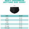 imageBAMBOO COOL Mens Underwear Briefs Soft Breathable Briefs Underwear Contour Pouch No Fly Mens Briefs4black