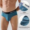 imageBAMBOO COOL Mens Underwear Briefs Soft Breathable Briefs Underwear Contour Pouch No Fly Mens BriefsPowderblue light Blue red dark Blue