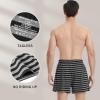 imageBAMBOO COOL Mens Boxer Short 3Pack Bamboo Boxers for Men Classic Relaxed Fit Stretch ShortStripes3pack