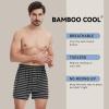 imageBAMBOO COOL Mens Boxer Short 3Pack Bamboo Boxers for Men Classic Relaxed Fit Stretch ShortStripes3pack
