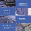 imageBAMBOO COOL Mens Boxer Shorts 4 Pack Underwear for Men Relaxed Fit Stretch Short4packdark Blueblackgrey Bluegrey